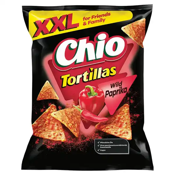 Bild 1 von CHIO Tortillas XXL 200 g, Wild Paprika