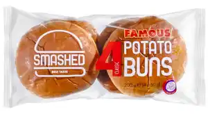 SMASHED Potato Buns, 4 St. = 200-g-Beutel