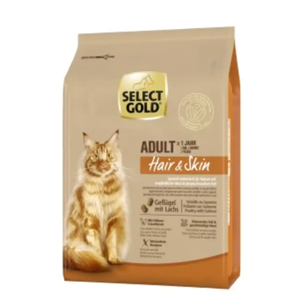 Bild 1 von SELECT GOLD Hair+Skin Adult Lachs und Geflügel 2,5 kg