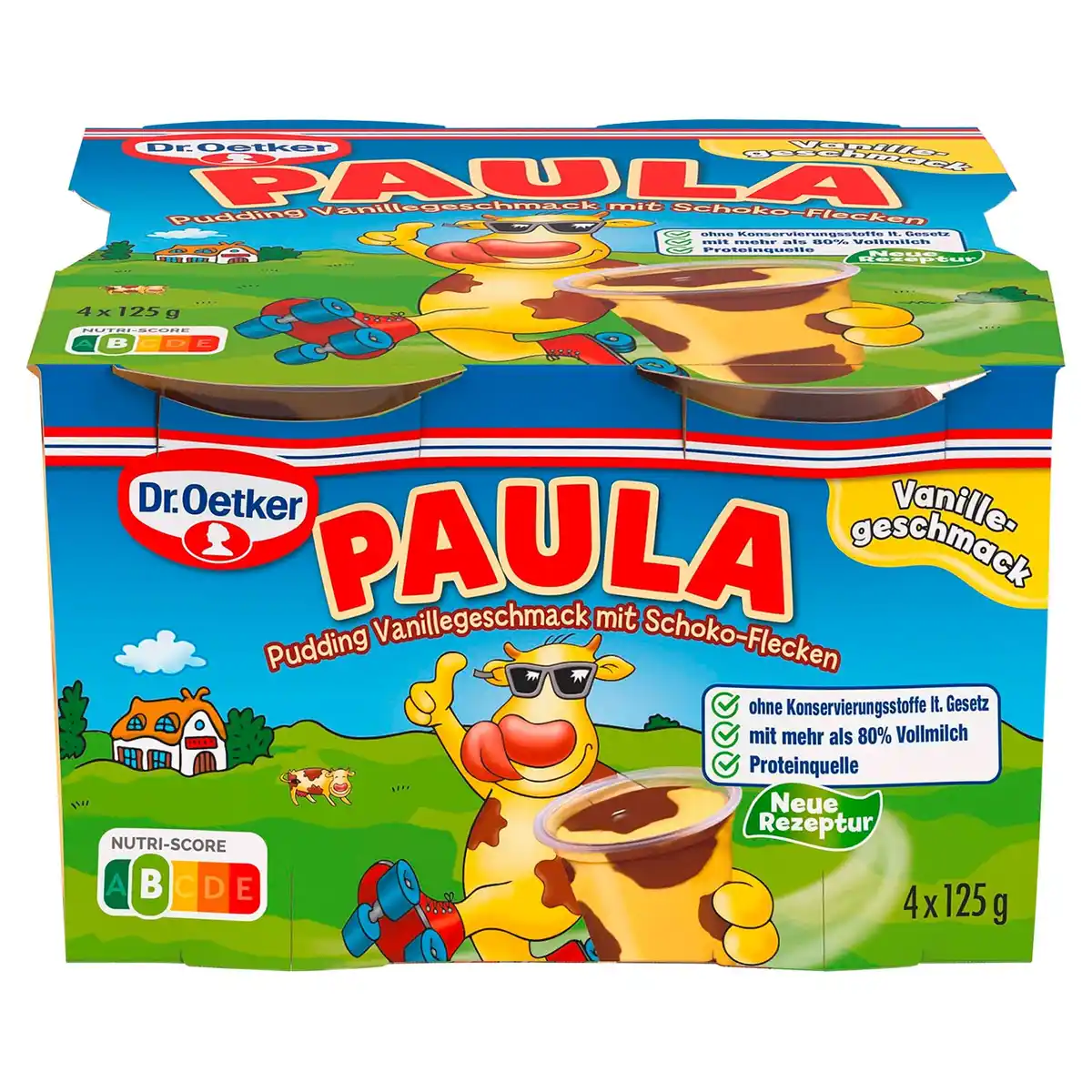 Bild 1 von DR. OETKER Paula Pudding 4 x 125 g, Vanille