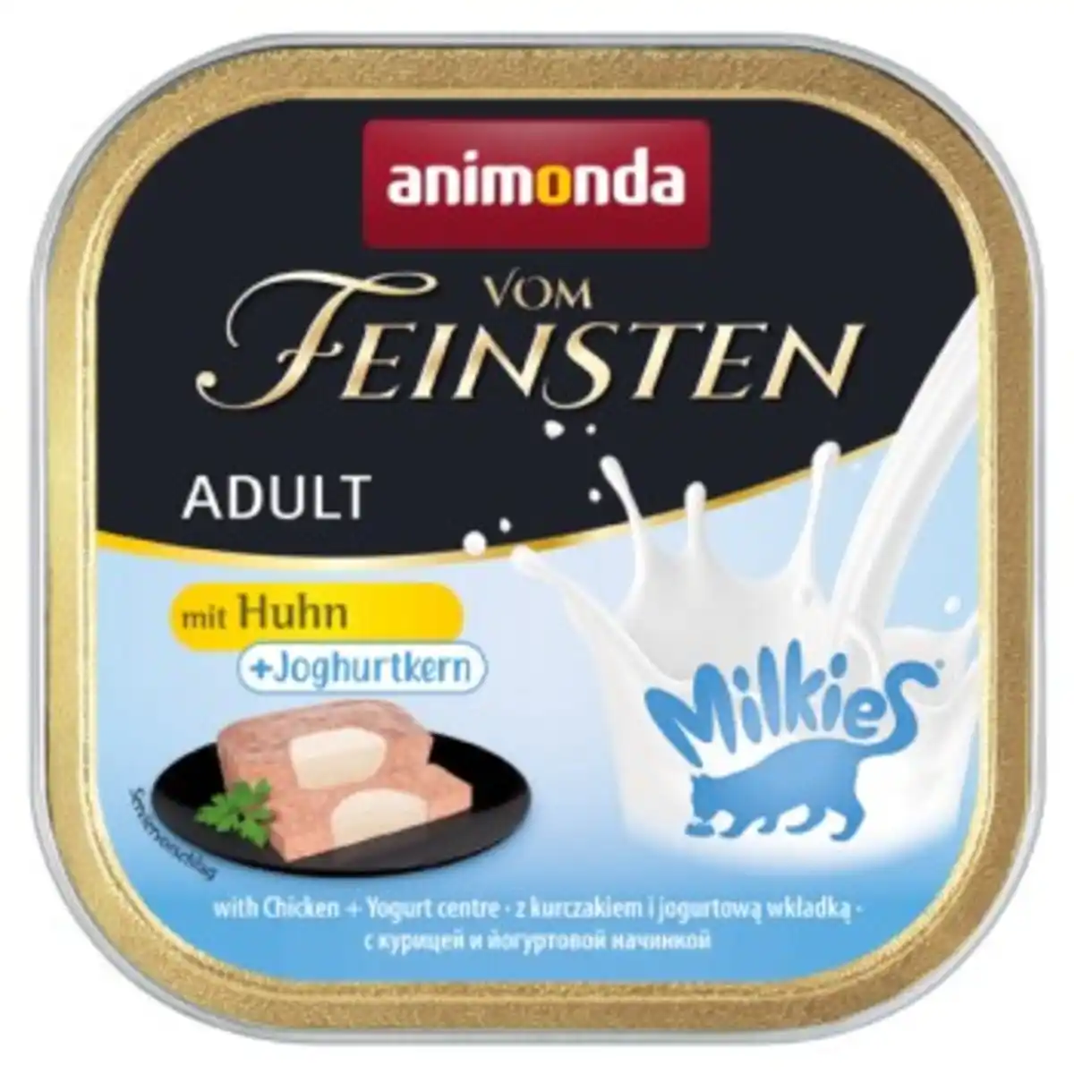 Bild 1 von animonda Vom Feinsten Adult mit Milchkern 32x100g mit Huhn und Joghurtkern 