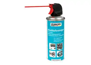 Stanger Druckluftreiniger entfernt Staub an schwer zugänglichen Stellen mittels Druckluft