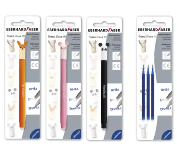 Bild 1 von EBERHARD FABER Gelschreiber ANIMAL ERASE IT! oder Ersatzminen*