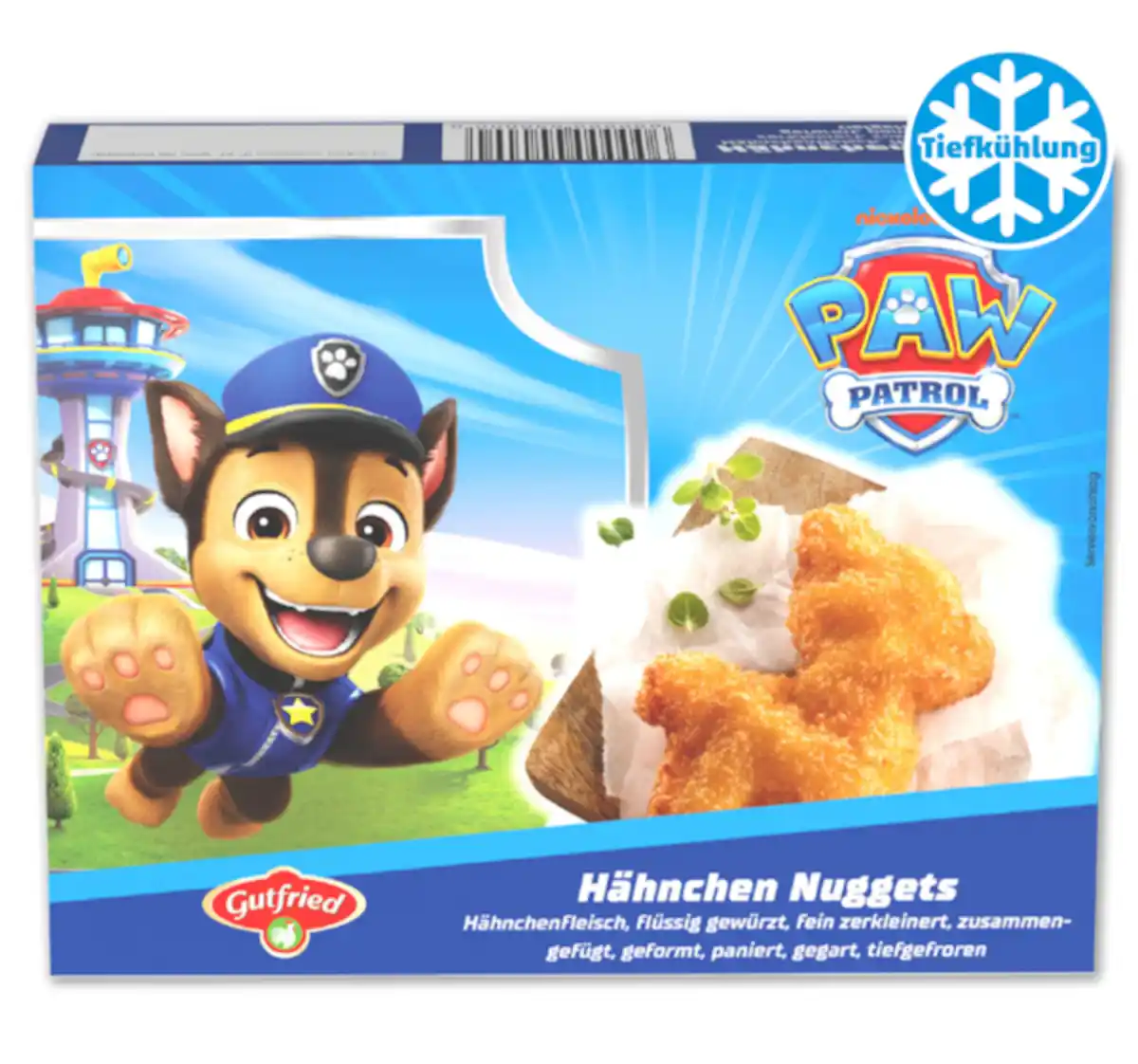 Bild 1 von GUTFRIED Paw Patrol Mini Hähnchen Nuggets oder Hähnchen Schnitzel*