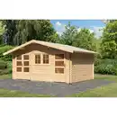 Bild 1 von Karibu Mittelwandhaus 'Vagor 2' naturbelassen 526 x 273 x 390 cm