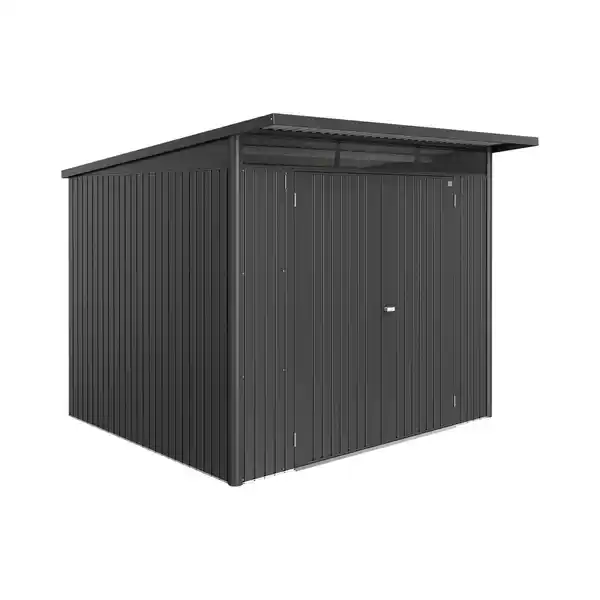 Bild 1 von Biohort Gerätehaus 'AvantGarde ECO A6' dunkelgrau-metallic 260 x 260 cm mit Doppeltür