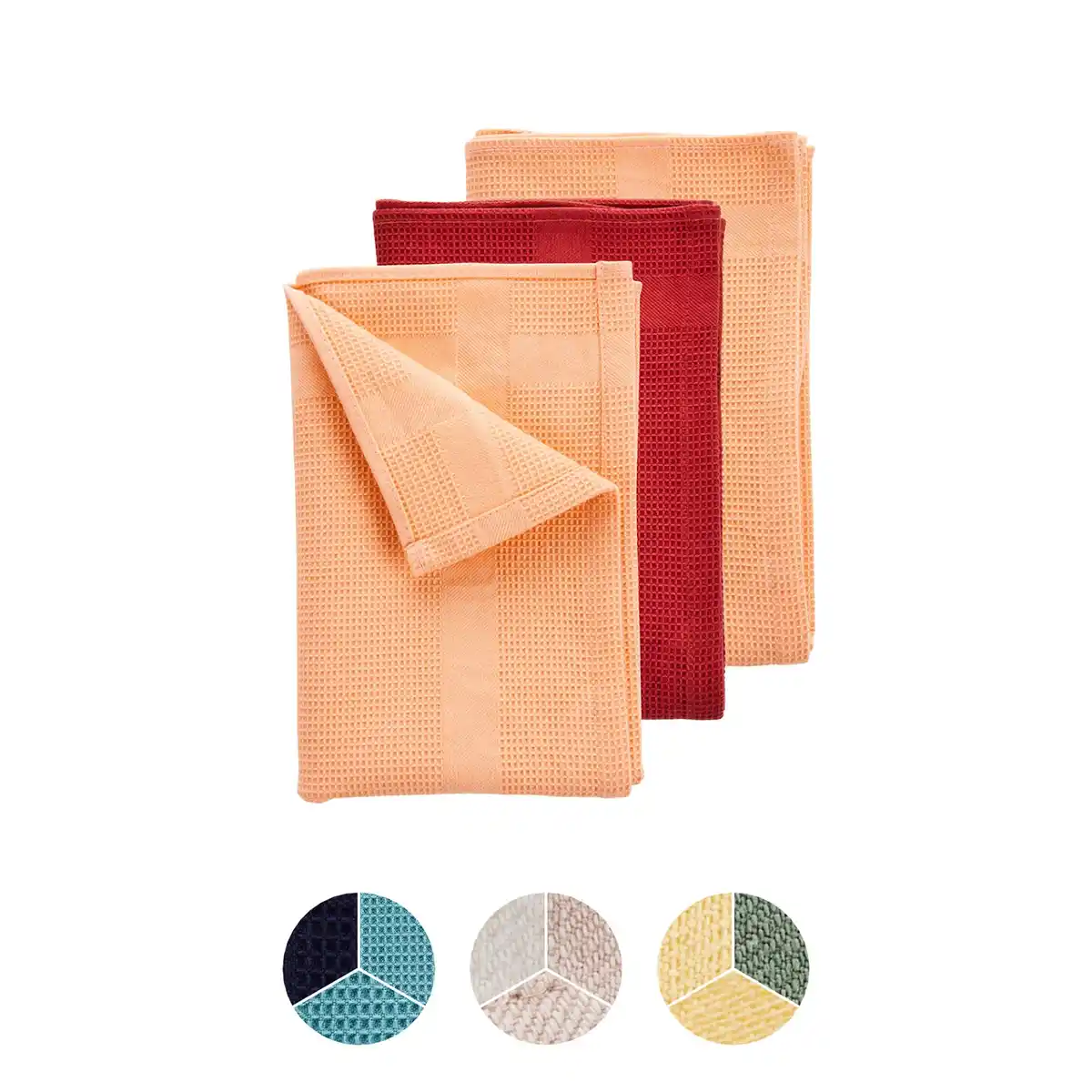 Bild 1 von CROFTON Waffel Piquet Geschirrtücher 3er-Pack