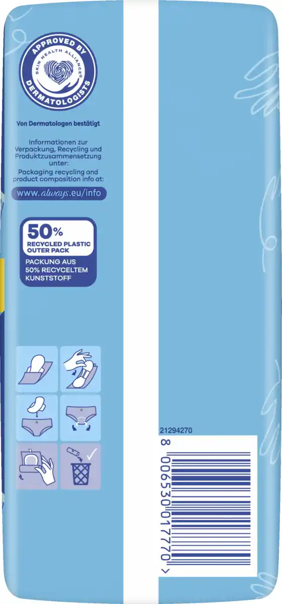 Bild 2 von Always Ultra Day Binden Normal mit Flügeln Gr. 1 BigPack