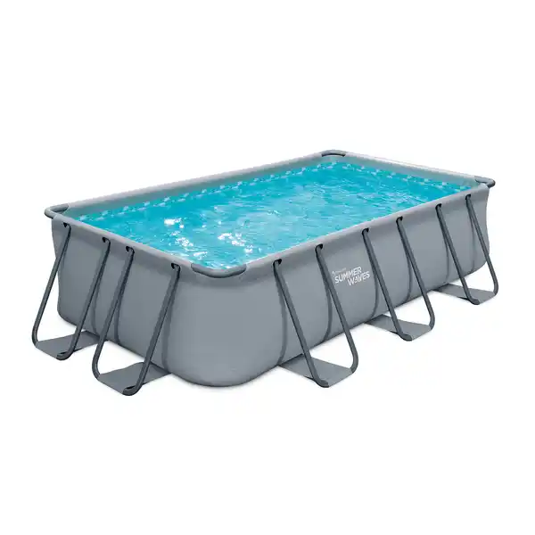 Bild 1 von Aufstellpool 'Elite Frame' grau 400 x 200 x 100 cm