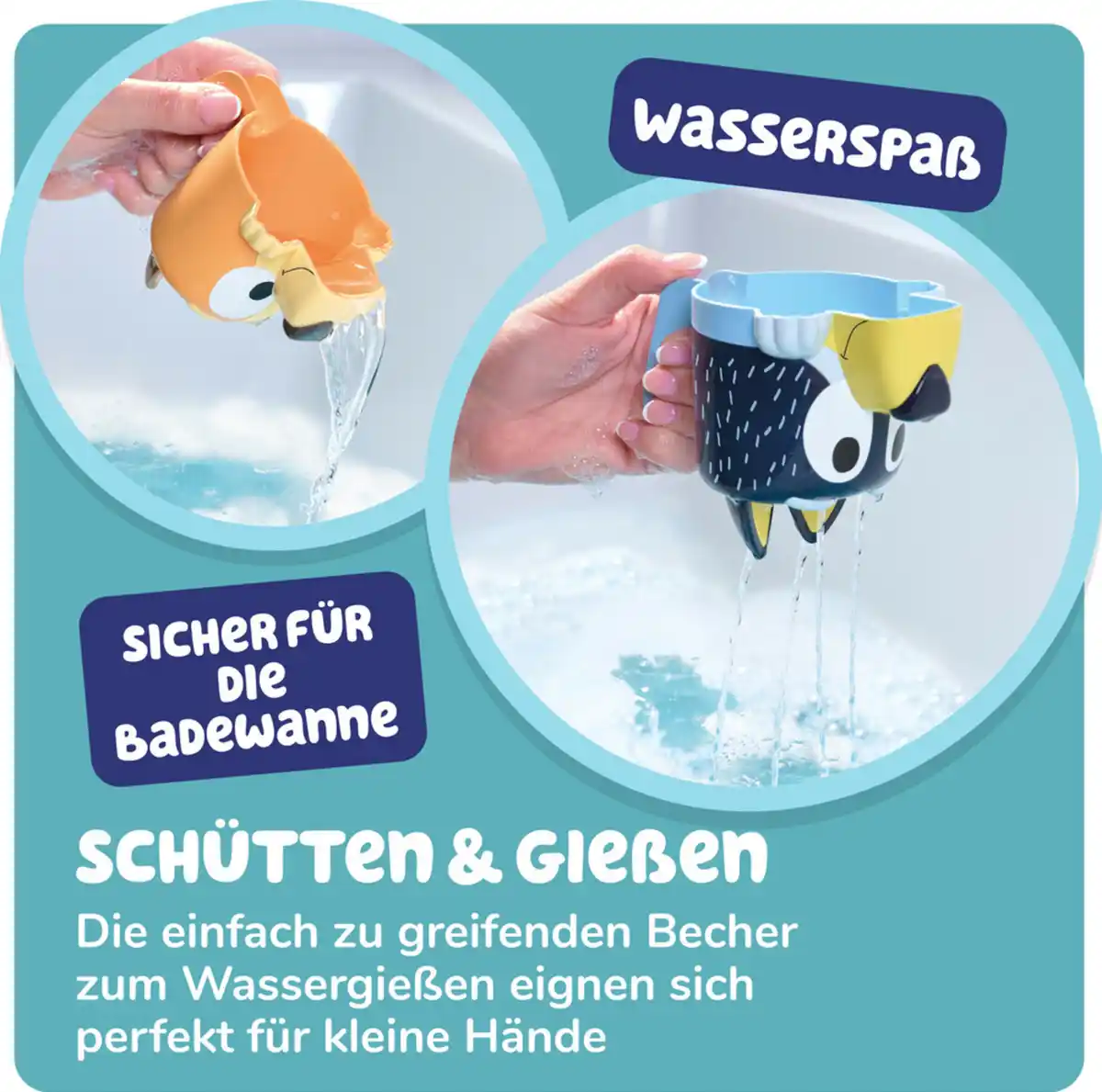 Bild 3 von TOMY Bluey Familie Badegießer