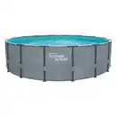 Bild 1 von Frame-Pool-Set 'Elite' Ø 488 x 122 cm mit Einstiegsleiter und Filterpumpe
