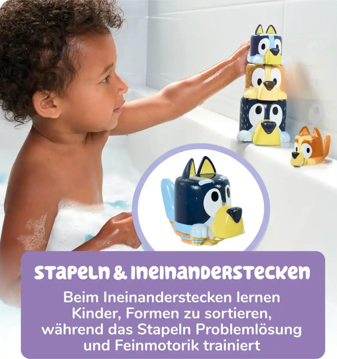 Bild 4 von TOMY Bluey Familie Badegießer