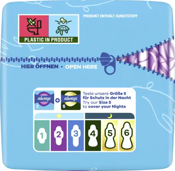 Bild 4 von Always Ultra Day Binden Long mit Flügeln Gr. 2 BigPack