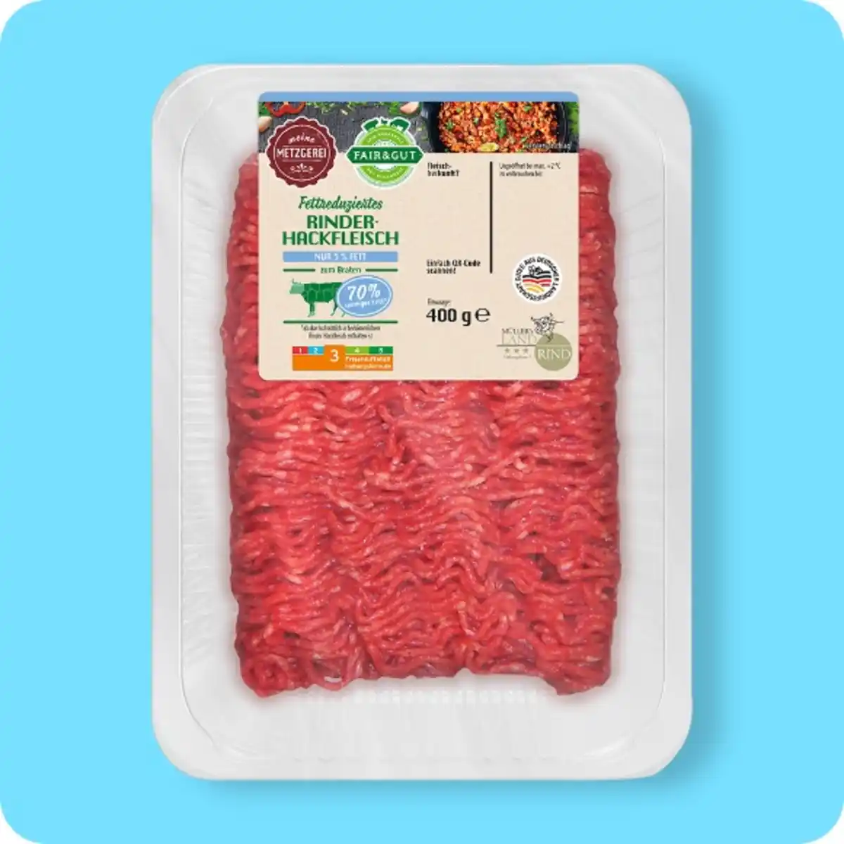 Bild 1 von FAIR & GUT Hackfleisch, Vom Rind