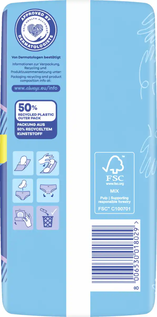 Bild 2 von Always Ultra Day Binden Long mit Flügeln Gr. 2 BigPack