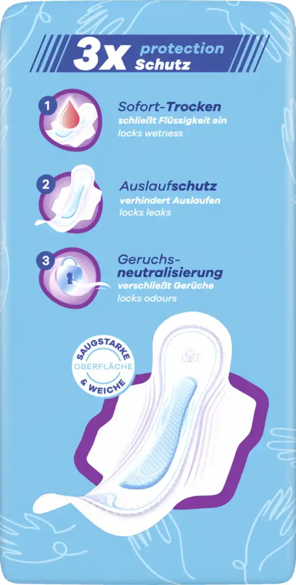 Bild 3 von Always Ultra Day Binden Long mit Flügeln Gr. 2 BigPack