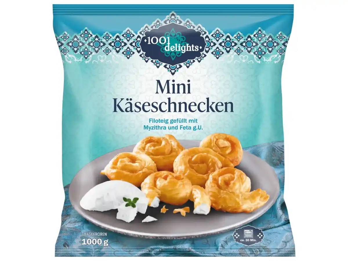 Bild 1 von 1001 delights Mini-Käseschnecken,  1 kg
