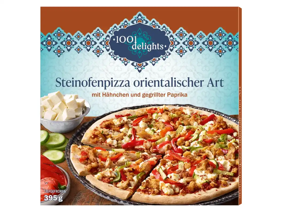 Bild 1 von 1001 delights Steinofenpizza orientalischer Art,  395 g