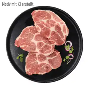 MEINE METZGEREI Schweine-Nackensteaks XXL 800g