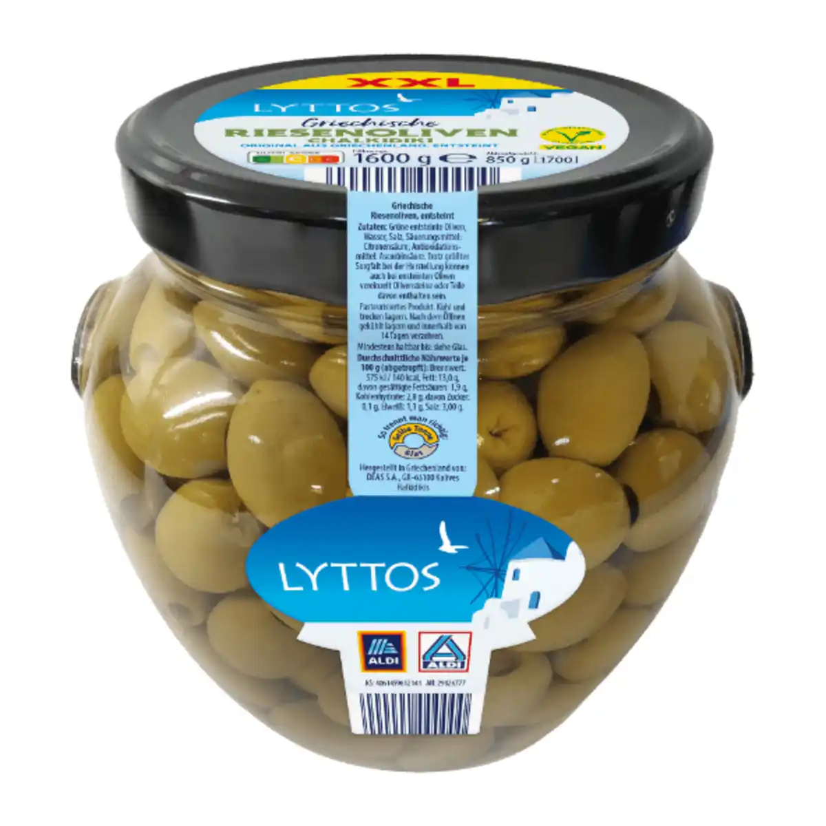 Bild 1 von LYTTOS Riesenoliven XXL 700ml