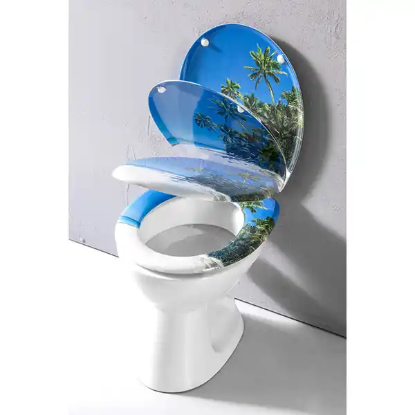 Bild 2 von Badkomfort WC-Sitz 3-seitig bedruckt