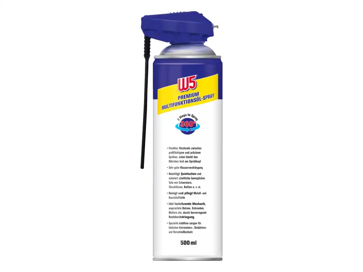 Bild 1 von W5 Premium Multifunktionsöl-Spray,  500 ml