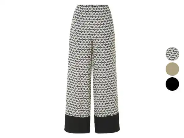 Bild 1 von esmara® Damen Wide-Leg-Hose, normale Leibhöhe
