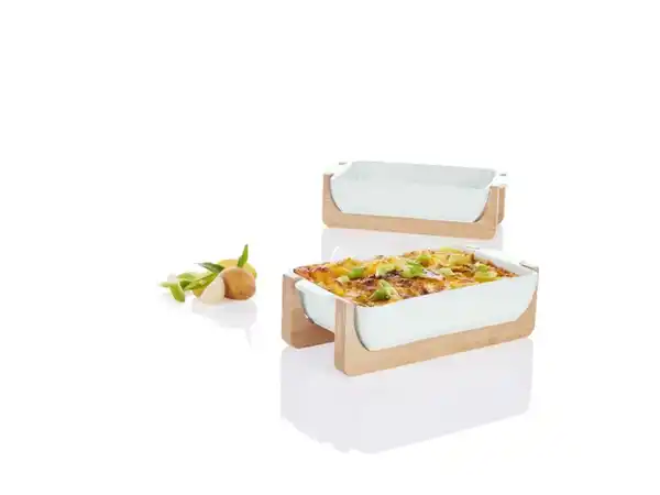 Bild 3 von LIVARNO home Auflaufform / Auflaufformen-Set, mit Bambusgestellen