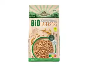Crownfield Bio Knusprige Haferpops,  375 g