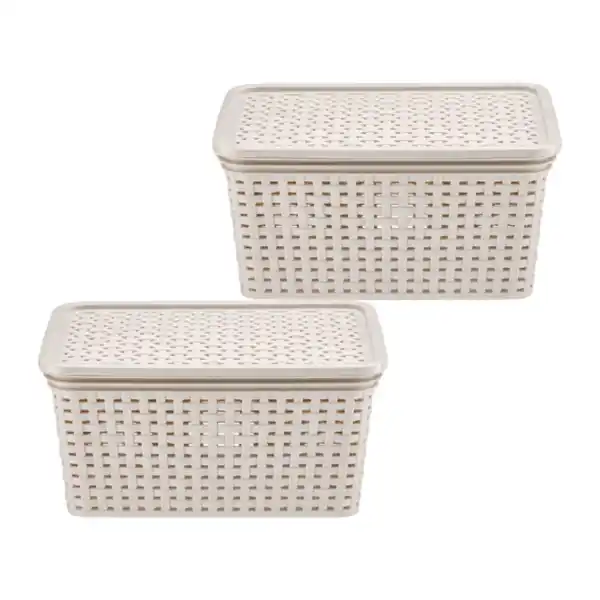 Bild 4 von HOME CREATION Aufbewahrungskorb mit Deckel