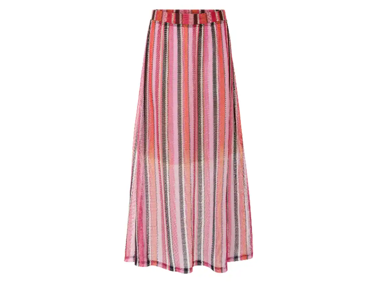 Bild 2 von esmara® Damen Maxirock, mit blickdichtem Unterrock