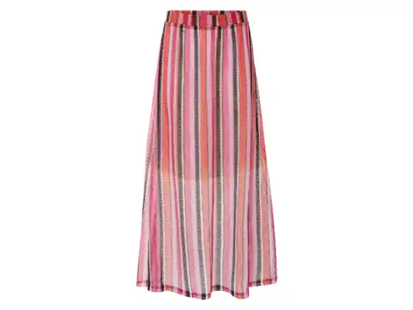 Bild 2 von esmara® Damen Maxirock, mit blickdichtem Unterrock