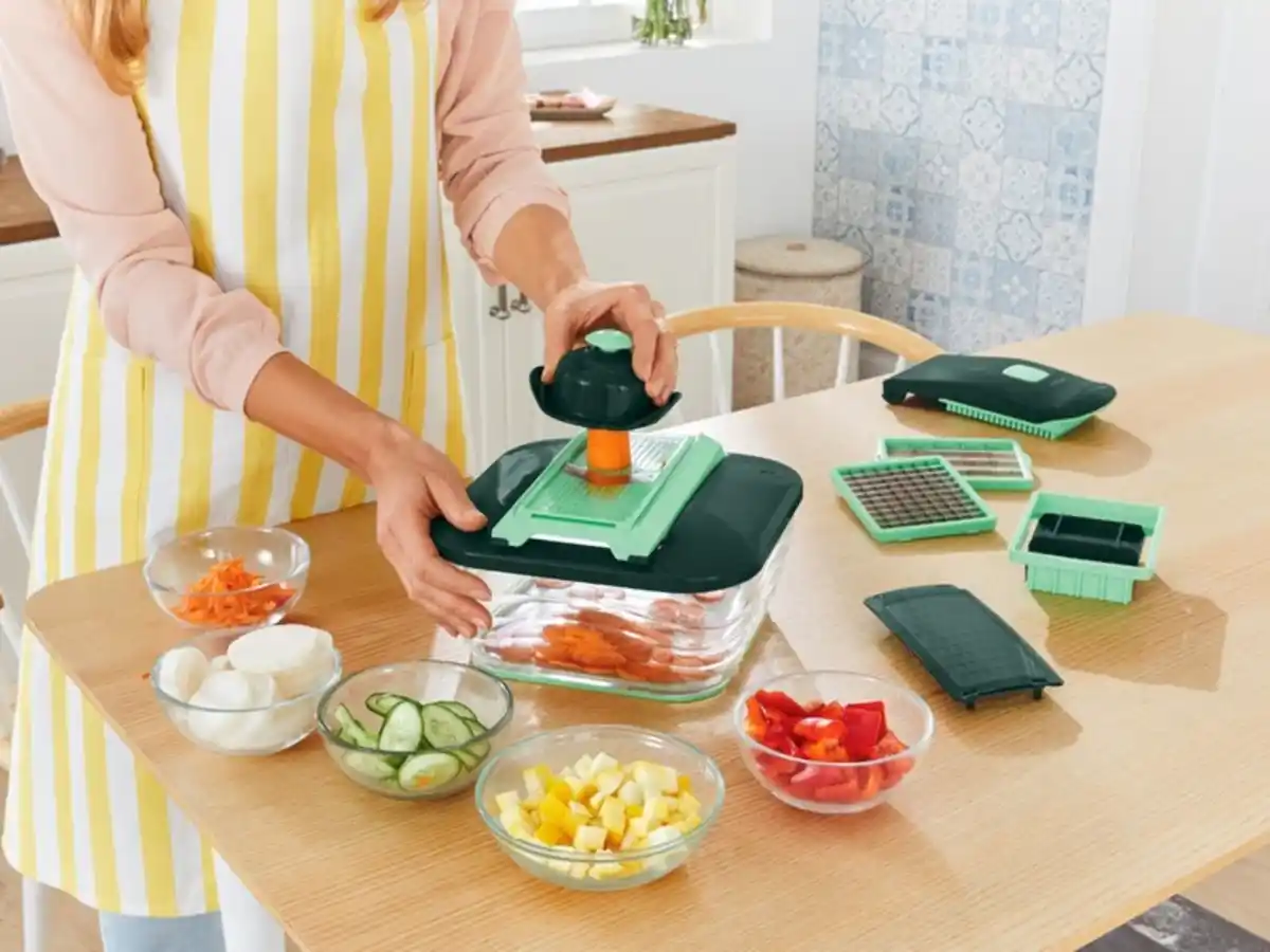 Bild 3 von Genius Nicer Dicer Genius Nicer Dicer »Chef«, 13-teilig, mit Selbstreinigungsfunktion