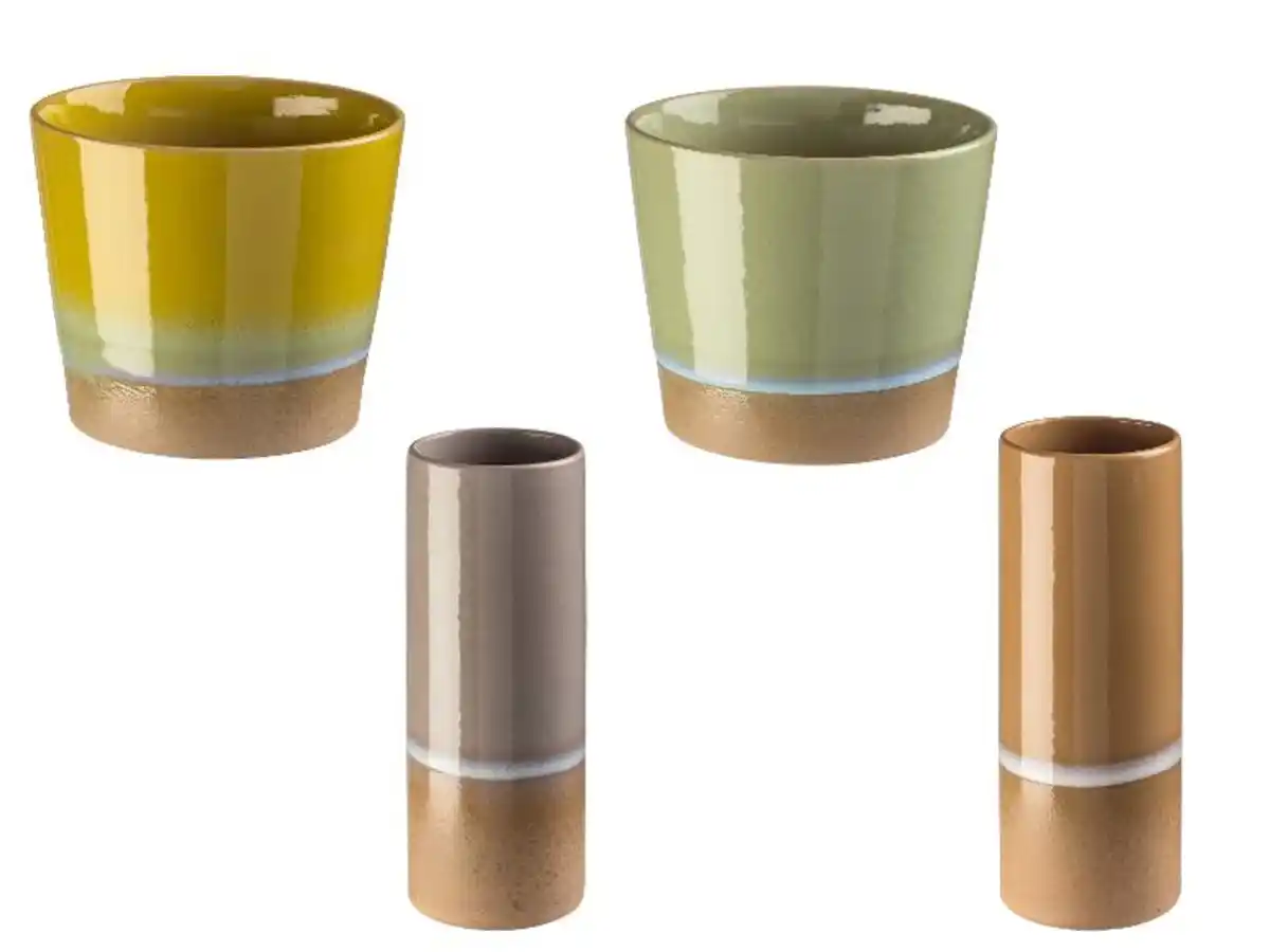 Bild 1 von LIVARNO home Übertopf / Vase, aus glasierter Keramik