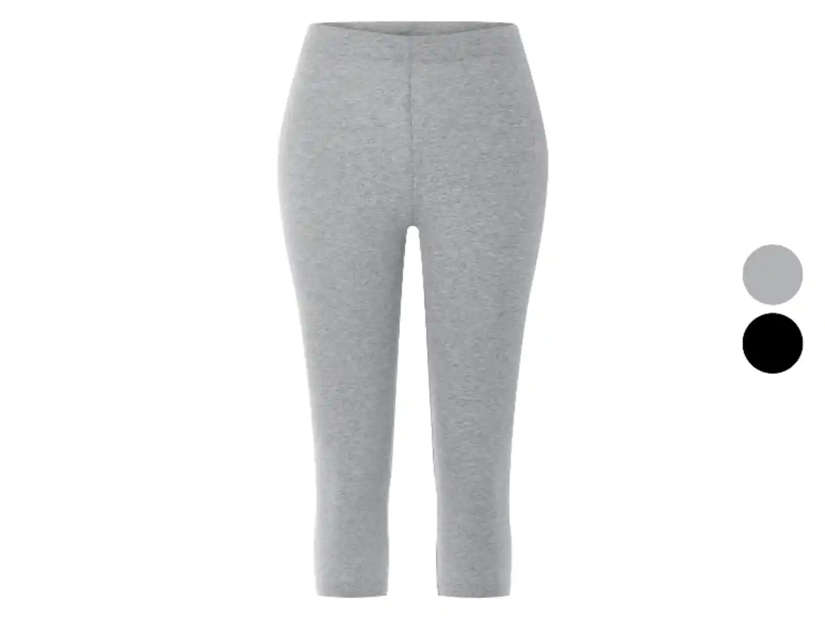 Bild 1 von esmara® Damen Capri-Leggings, mit Bio-Baumwolle