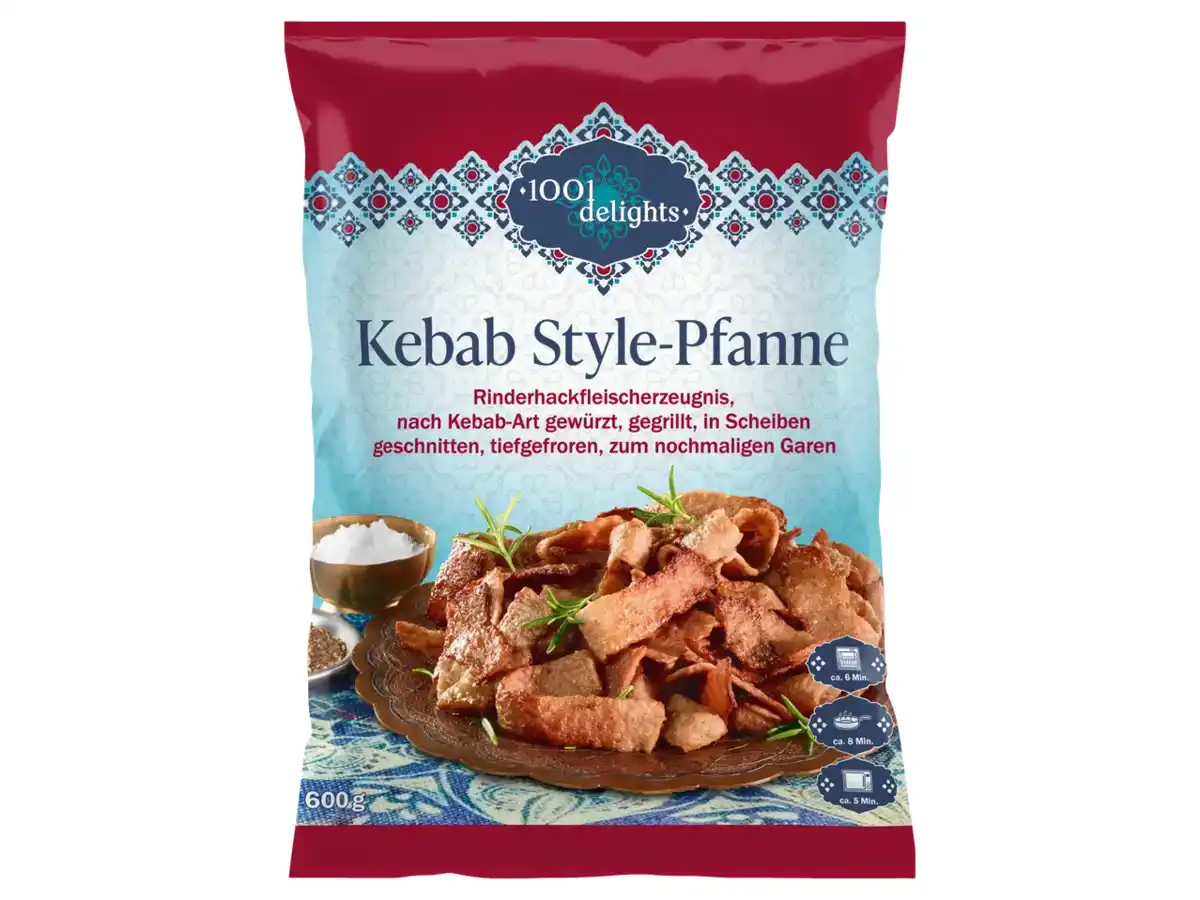Bild 1 von 1001 delights Kebab Style-Pfanne,  600 g