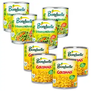 Bonduelle Kidney Bohnen / Erbsen & Möhrchen / Goldmais