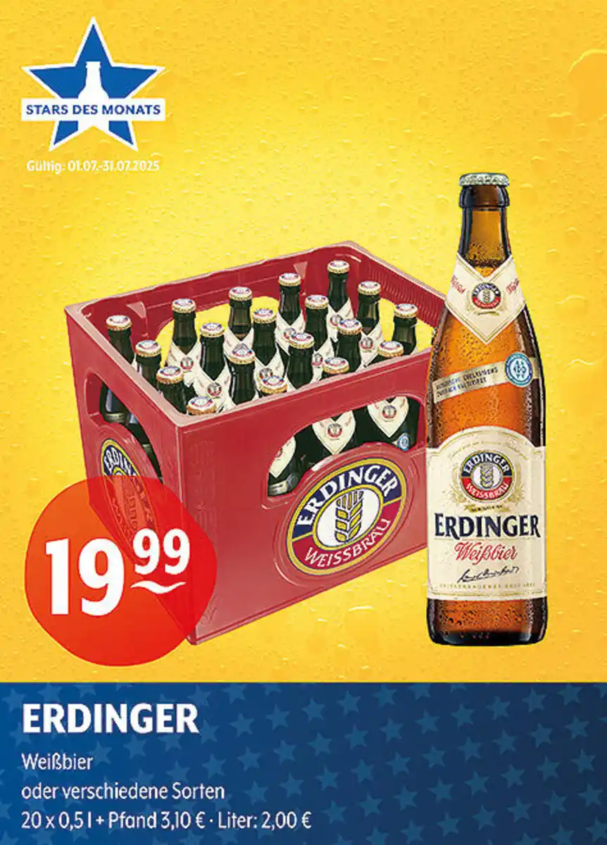 Bild 1 von ERDINGER Weißbier oder verschiedene Sorten