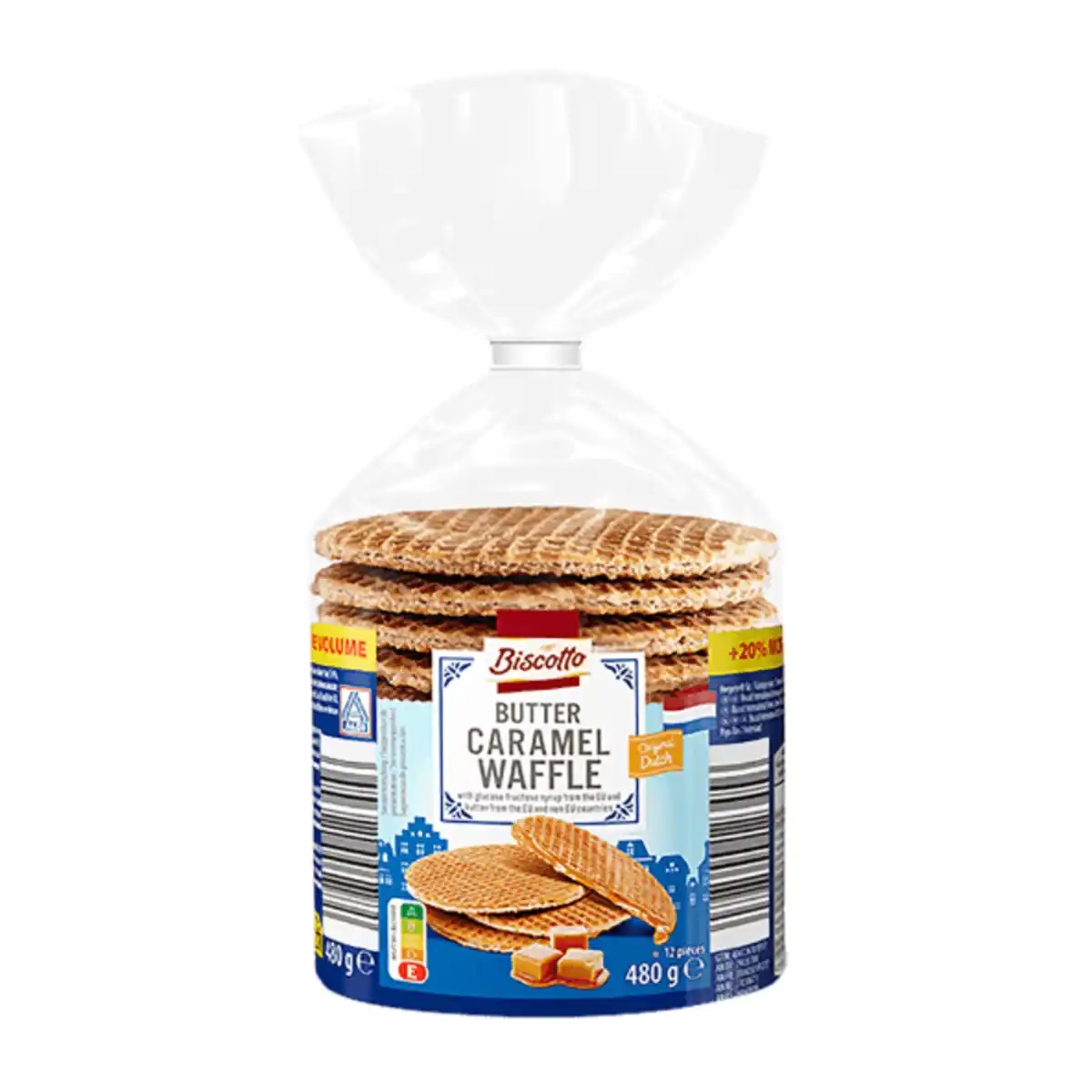 Bild 1 von BISCOTTO Karamellwaffeln XXL 480g