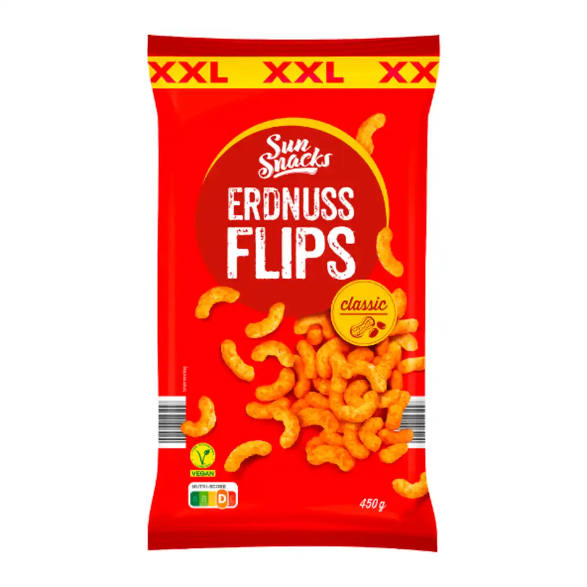 Bild 1 von SUN SNACKS Erdnussflips XXL 450g