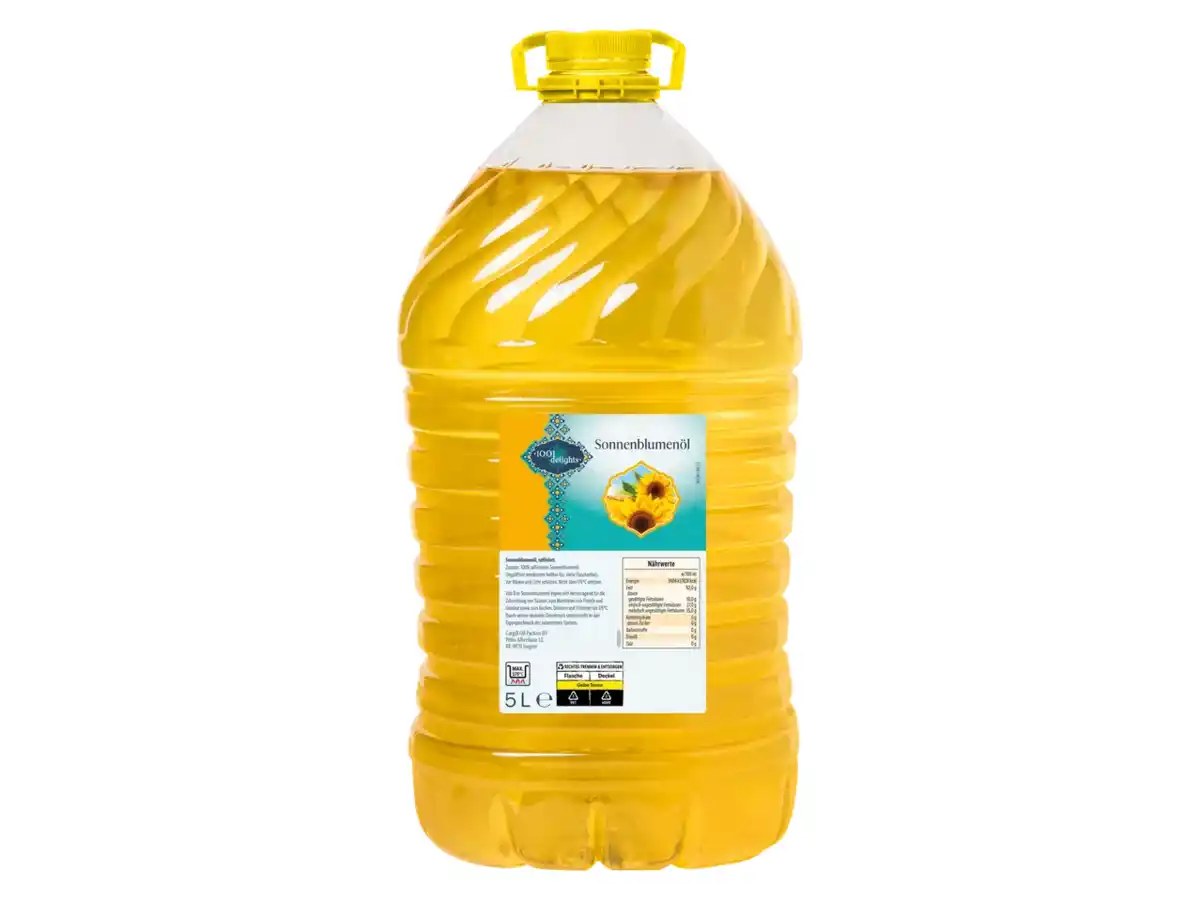 Bild 1 von 1001 delights Sonnenblumenöl,  5 l