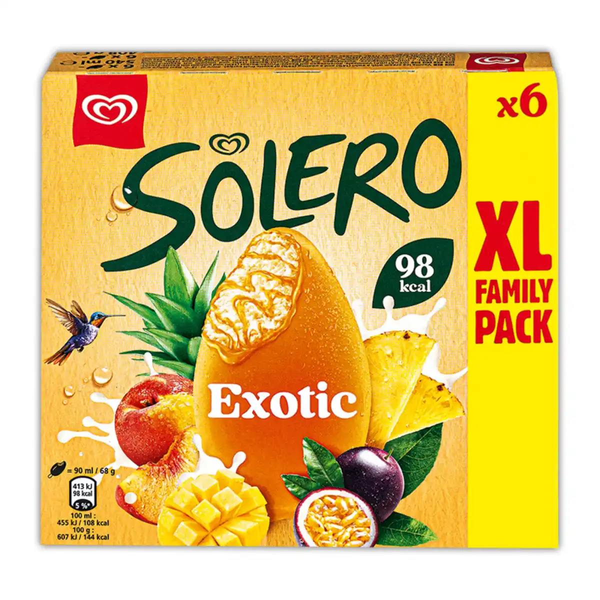 Bild 1 von Langnese Solero Exotic XL 6er