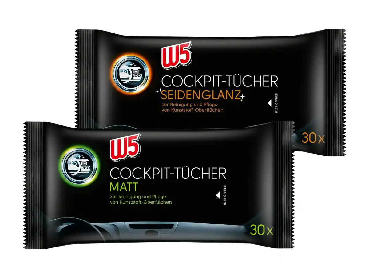 Bild 1 von W5 Cockpit-Tücher,  30 St