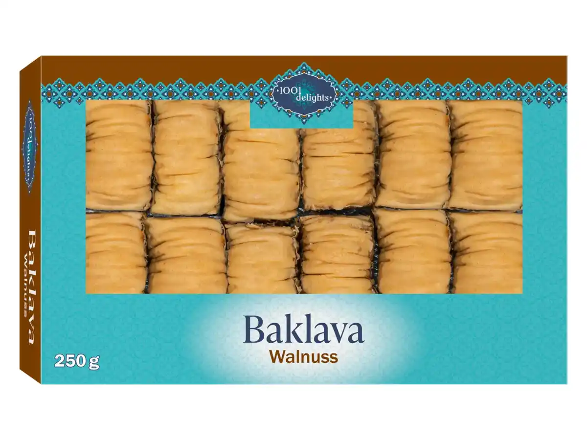 Bild 1 von 1001 delights Baklava Walnuss,  250 g