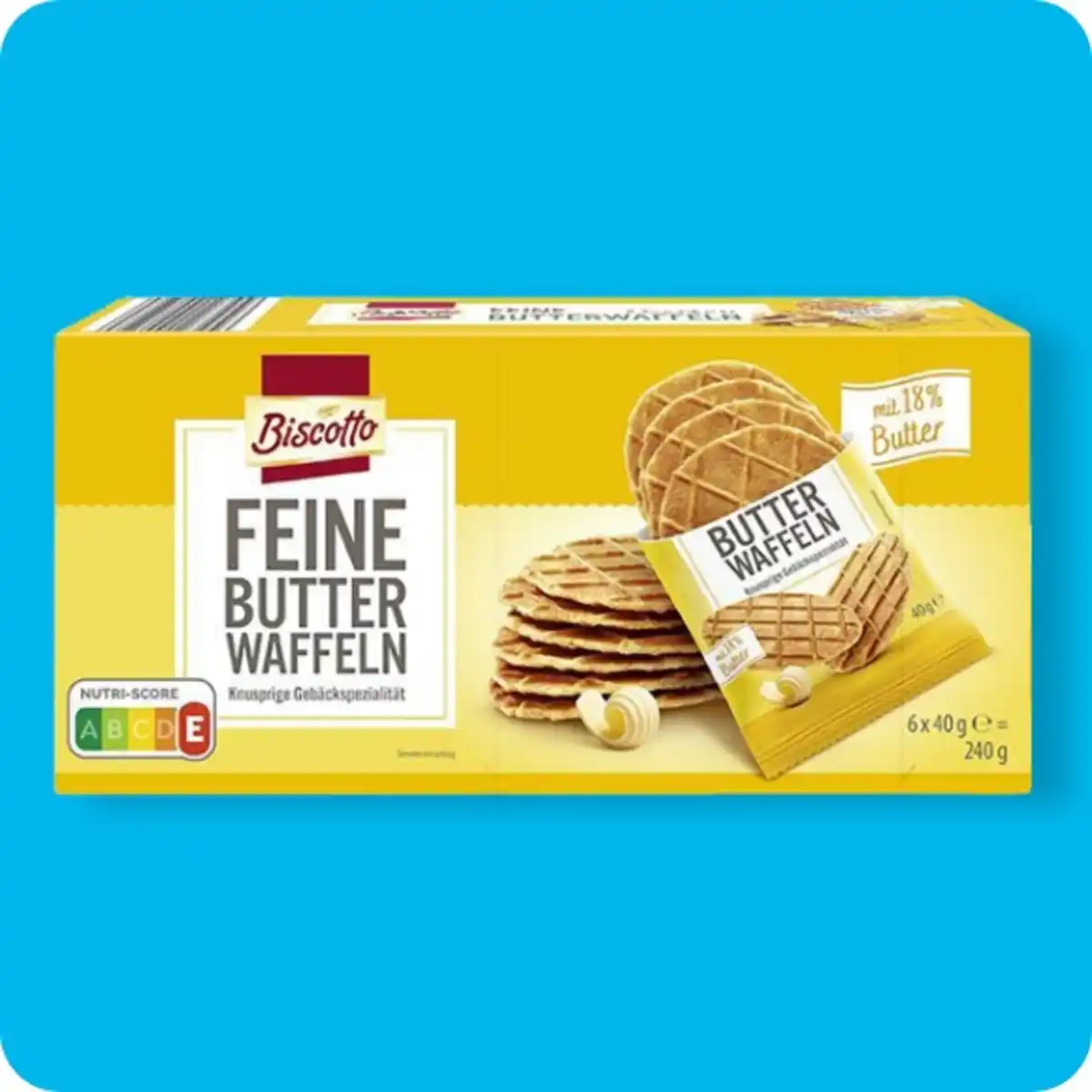 Bild 1 von BISCOTTO Feine Butterwaffeln