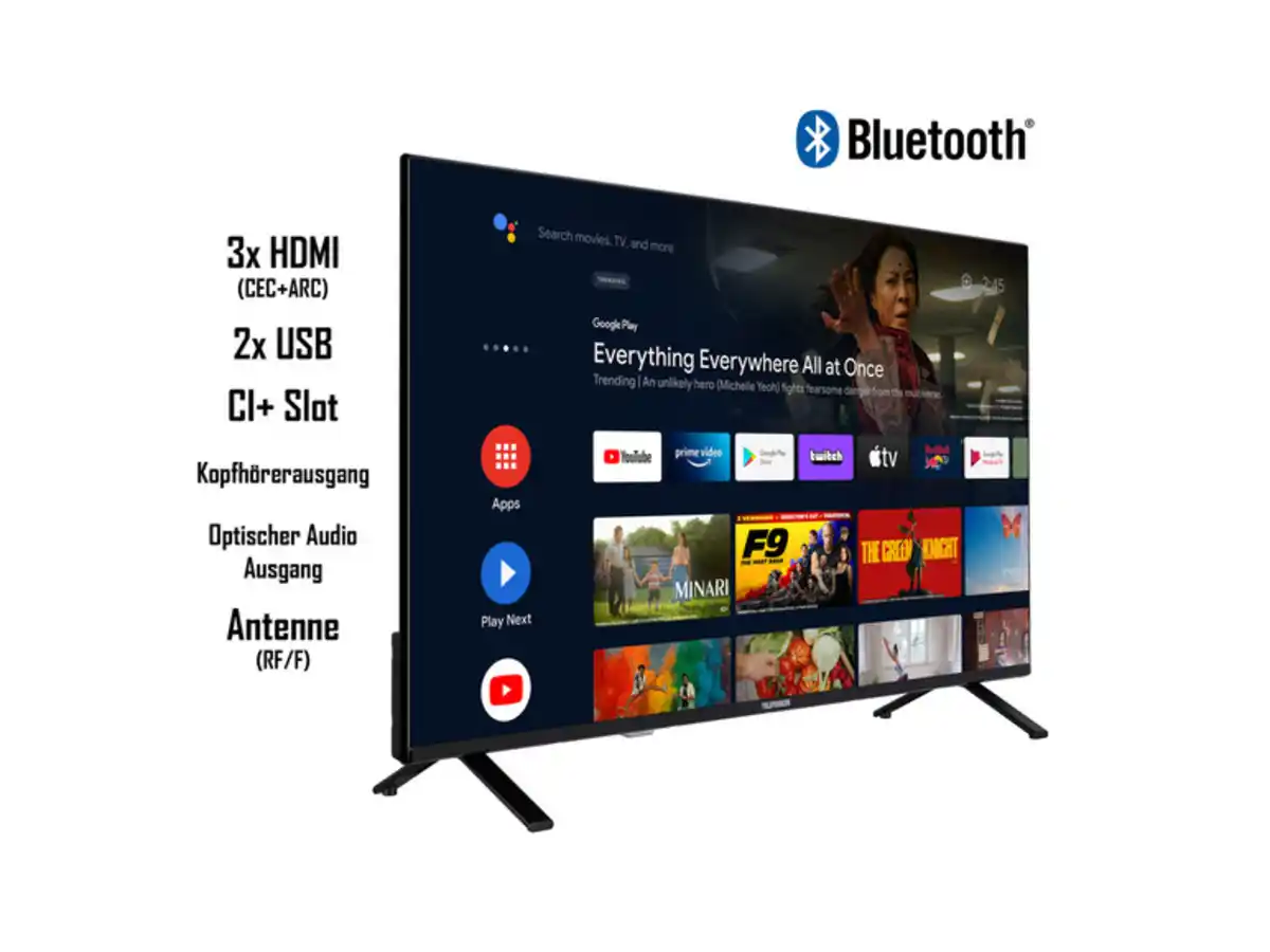 Bild 2 von TELEFUNKEN Fernseher »XUAN751S« Android Smart TV 4K UHD