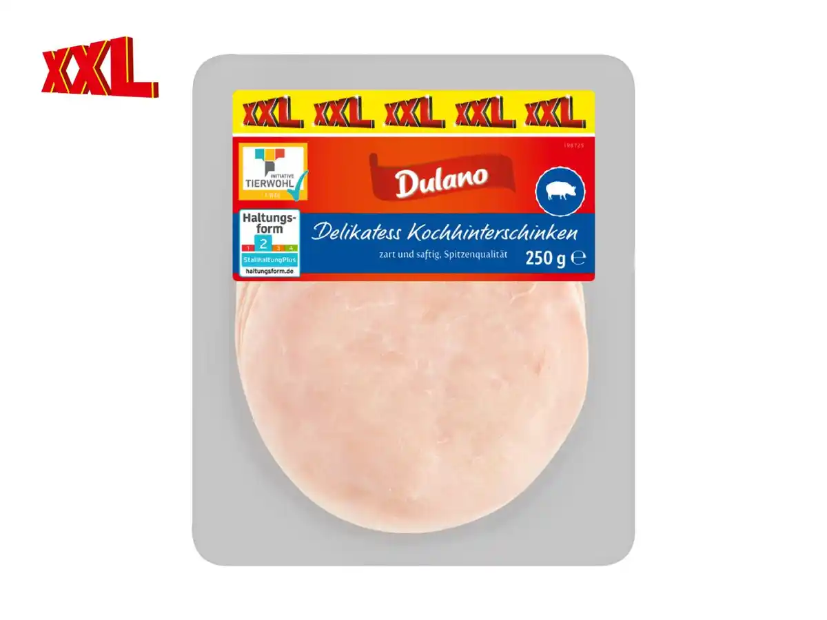 Bild 1 von XXL Dulano Delikatess Kochhinterschinken,  250 g