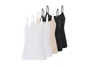 esmara® Damen Spaghettitops, 5 Stück