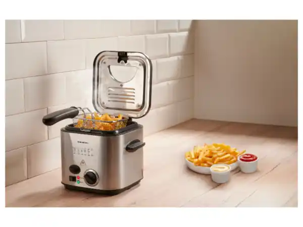 Bild 3 von SILVERCREST® Mini-Fritteuse, in hochwertigem Edelstahl-Design