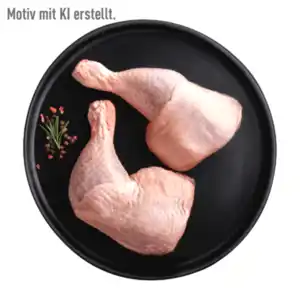 MEINE METZGEREI Hähnchenschenkel mit Rückenstück 100g